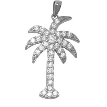 Palm Tree Pendant Cz