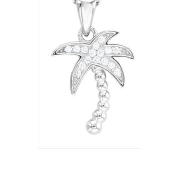 Palm Tree Pendant Cz