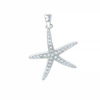 Starfish Pendant Cz