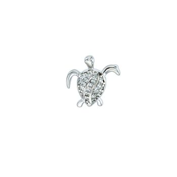 Turtle Pendant Cz