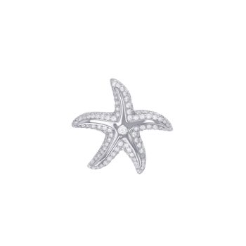 Starfish Pendant Cz