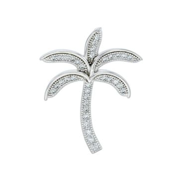 Palm Tree Pendant Cz