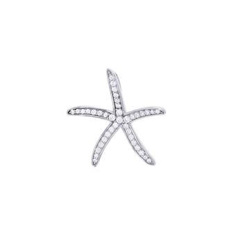 Starfish Pendant Cz