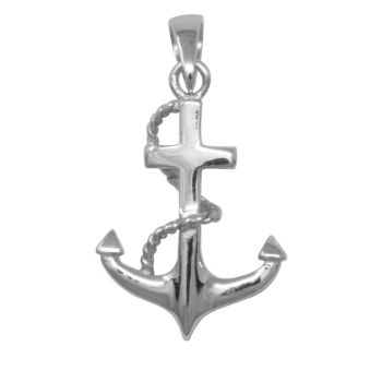 Anchor Pendant With Loose Rope