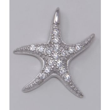 Starfish Pendant Cz