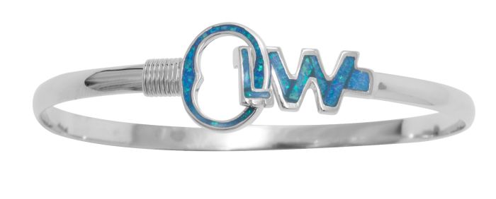 Key West Key Opal Inlay Hook Bracelet